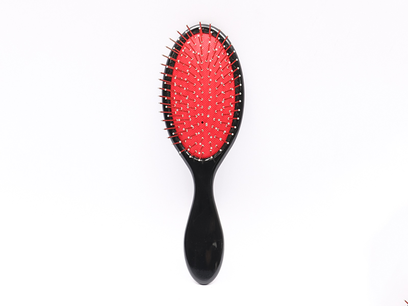 Plastic paddle head massage hairbrush