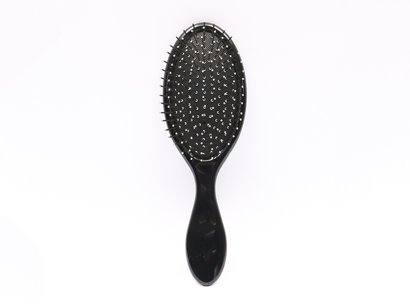 Plastic paddle head massage hairbrush