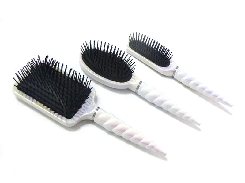360 Szampon do masażu skóry głowy Zakrzywiona szczotka falowa